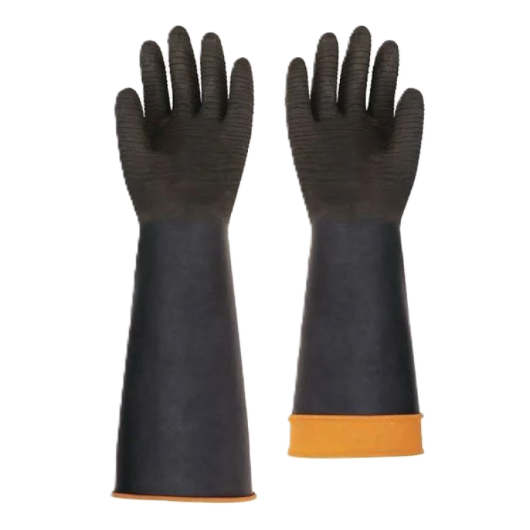 KAUÇUK ELDİVEN TIRTIKLI 45 CM