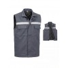 7*7 İÇİ KAPİTONELİ REFLEKTÖRLÜ YELEK GRİ
