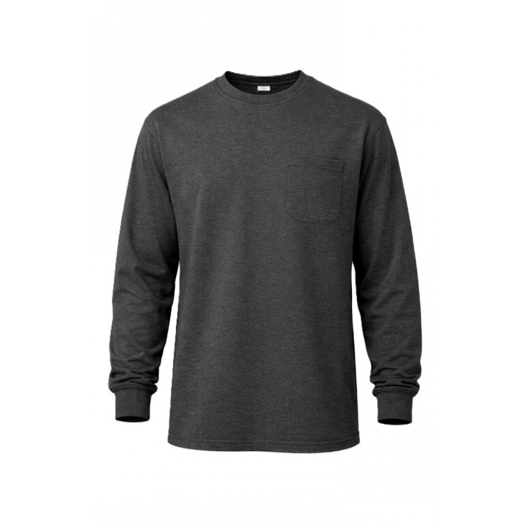 BİSİKLET YAKA CEPLİ SWEAT ANTRASİT