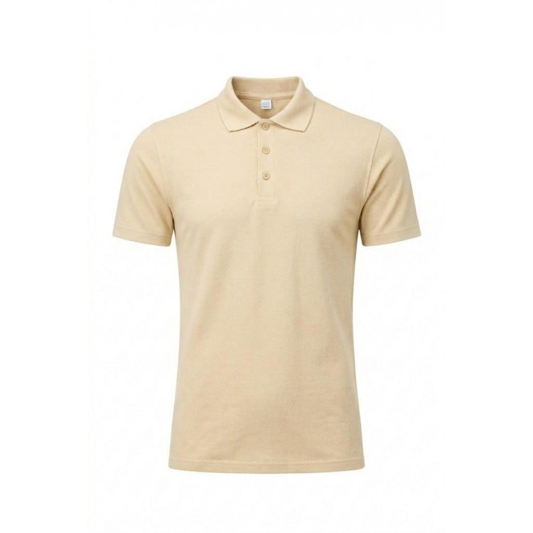 POLO YAKA CEPLİ TİŞÖRT BEJ