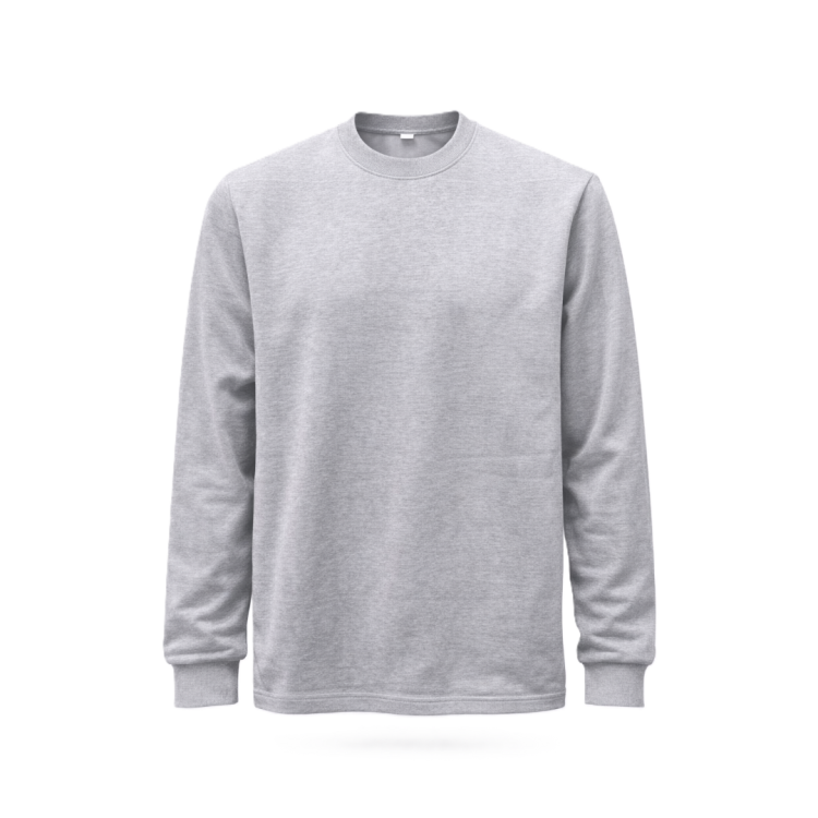  BİSİKLET YAKA SWEAT GRİ MELANJ