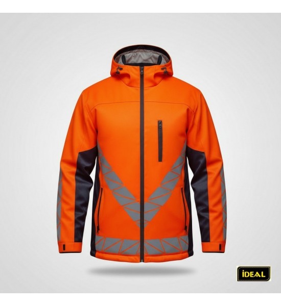 HI-VIS DİZAYN REFLEKTÖRLÜ PARKA