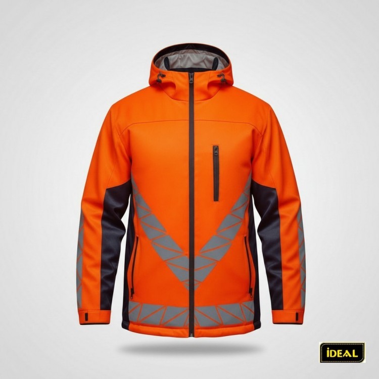 HI-VIS DİZAYN REFLEKTÖRLÜ PARKA