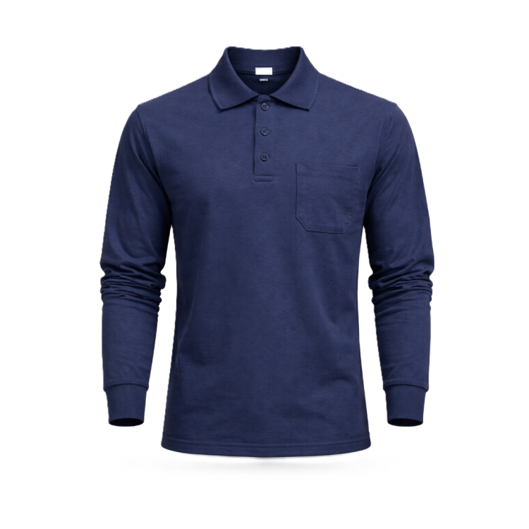  POLO YAKA SWEAT LACİVERT