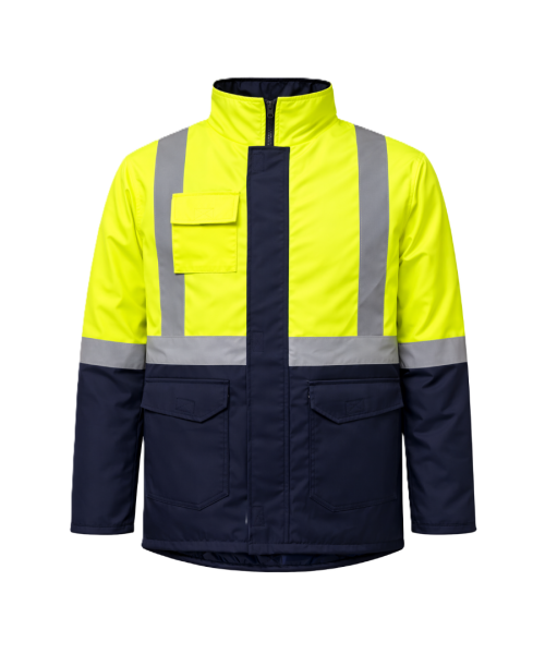 KIŞLIK BONDİT KAPİTONELİ PARKA SARI-LACİVERT