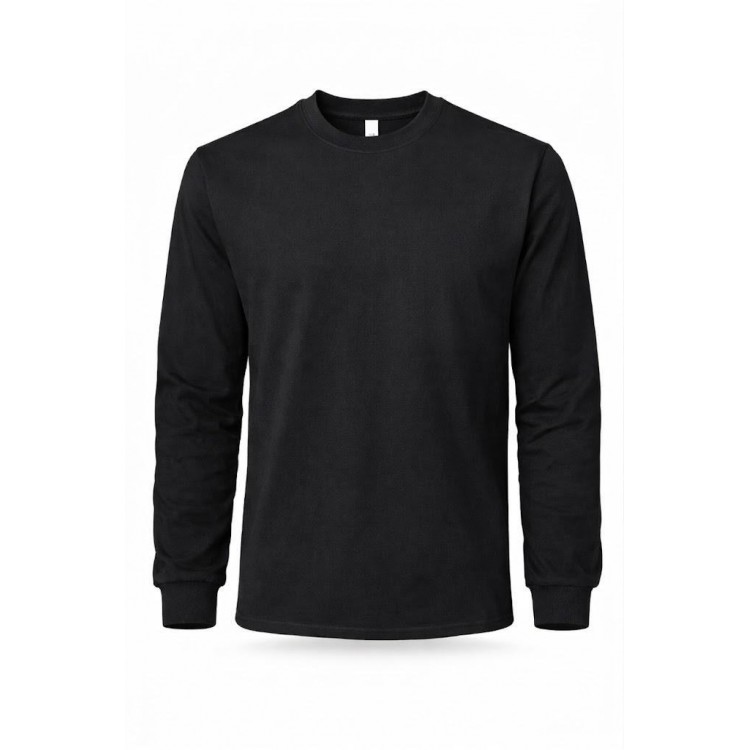 BİSİKLET YAKA SWEAT SİYAH