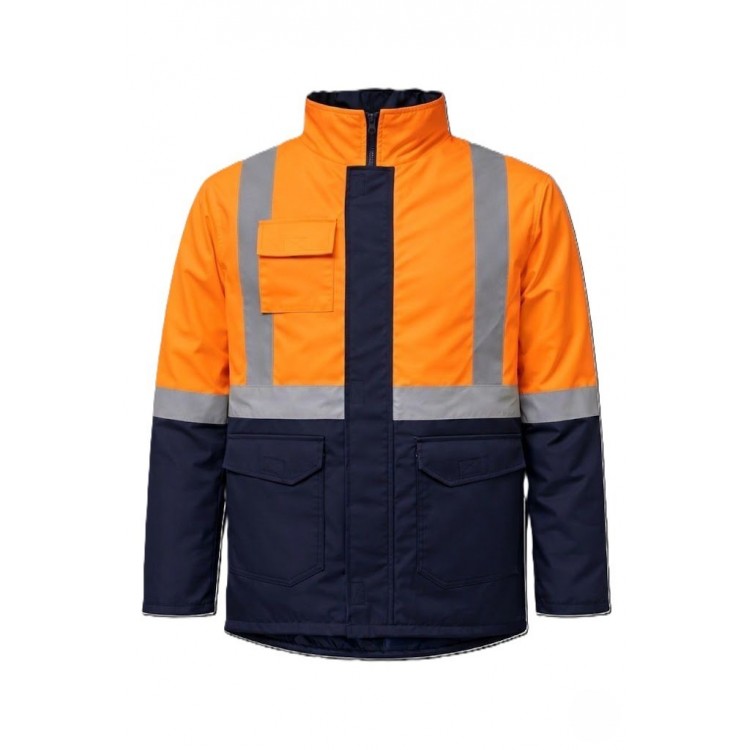 KIŞLIK BONDİT KAPİTONELİ PARKA TURUNCU - LACİVERT