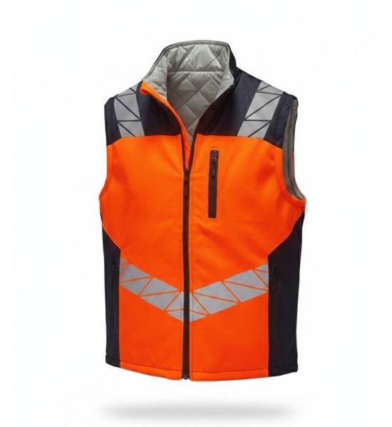 HI-VIS DİZAYN REFLEKTÖR YELEK TURUNCU