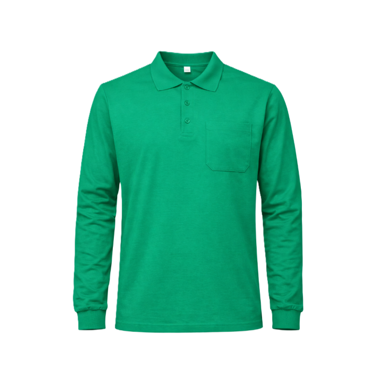 POLO YAKA SWEAT YEŞİL