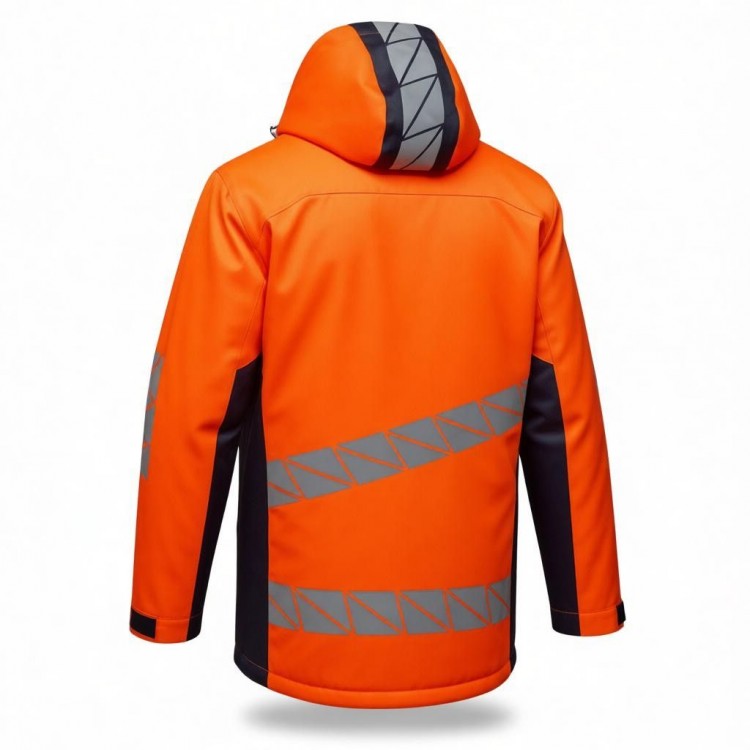 HI-VIS DİZAYN REFLEKTÖRLÜ PARKA